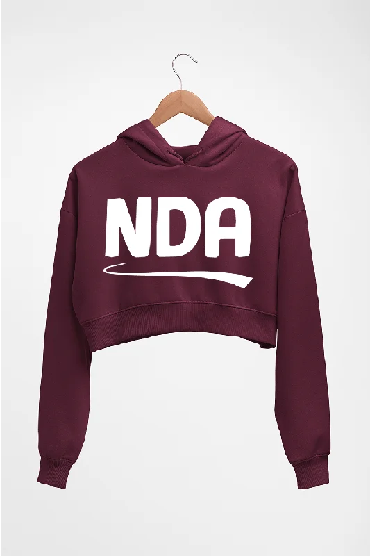 NDA Army Crop HOODIE FOR WOMEN